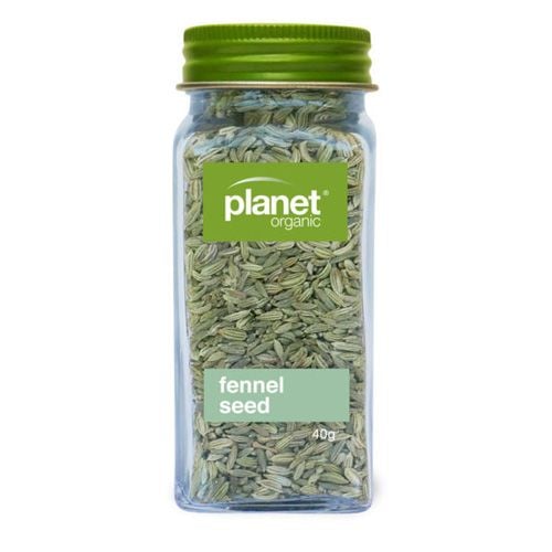 Organic Fennel Seeds (Jar) Planet Organic 40G- Org Fennel Seeds (Jar) Planet Organic 40G