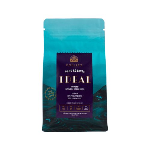 Ideal Ground Coffee (Deep & Strong) Folliet 250G- Ideal Ground Coffee (Deep & Strong) Folliet 250G