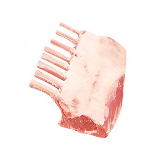 Frozen Lamb-Rack Cap Off Frenched 8 Ribs 500G- frozen lamb rack cap off frenched 8 ribs