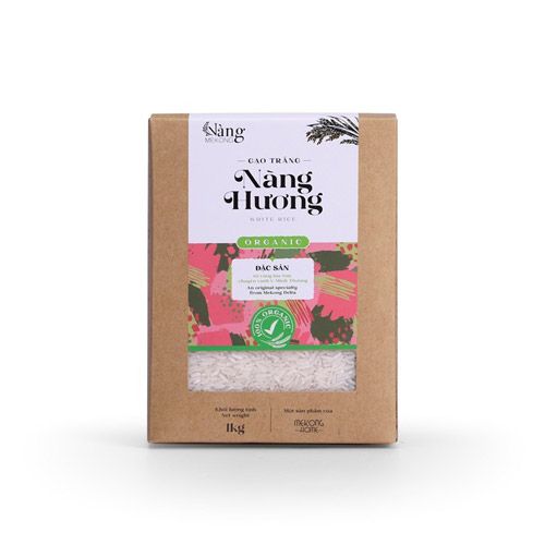 Orga White Rice Nang Huong 1Kg- Orga White Rice Nang Huong 1Kg