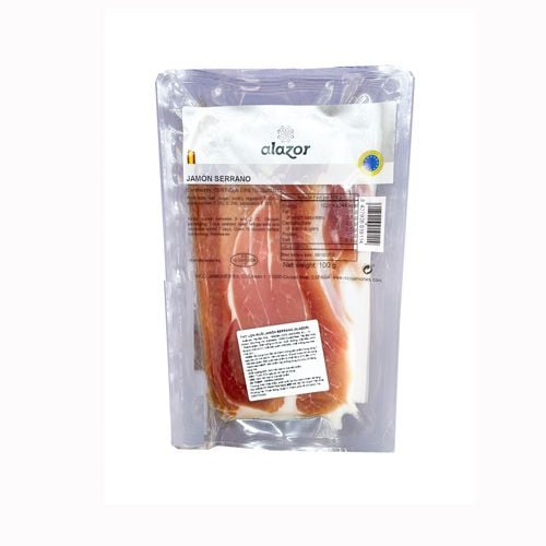Jamon Serrano Sliced Alazor 100G