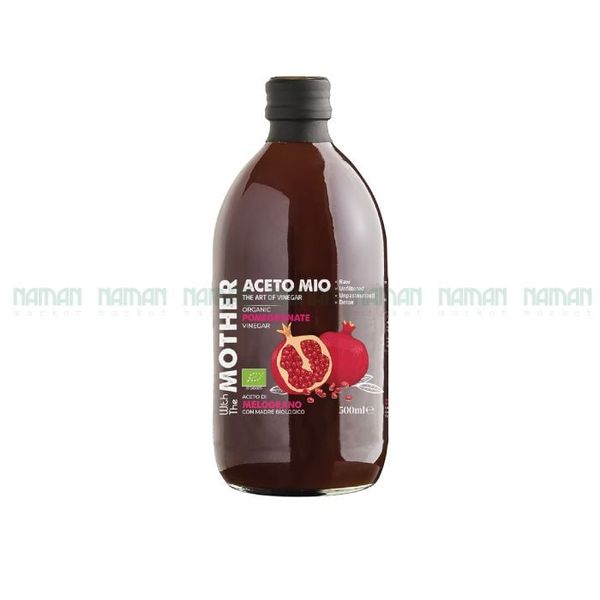 Organic Pomegranate Vinegar With The Mother Aceto Mio 500Ml