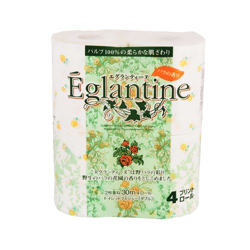 Bathroom Tissue Eglantine 4 Rolls/Unit- 