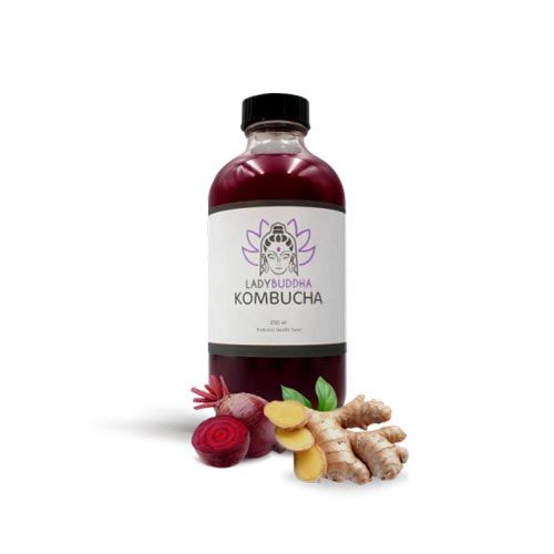 Gingerbeet Kombucha Ladybuddha 250Ml- Gingerbeet Kombucha Ladybuddha 250Ml