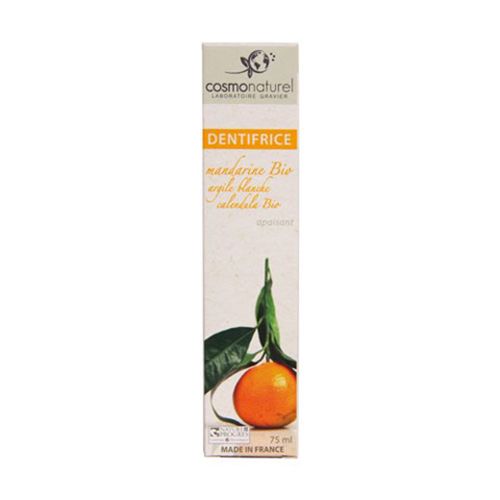 Organic Toothpaste Tangerine Gravier 75Ml- Org Toothpaste Tangerine Gravier 75Ml