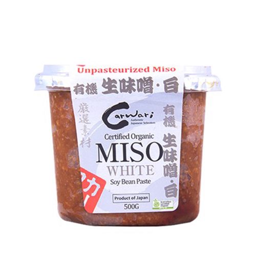 Organic Miso Paste White Cawari 500G- Org Miso Paste White Cawari 500G