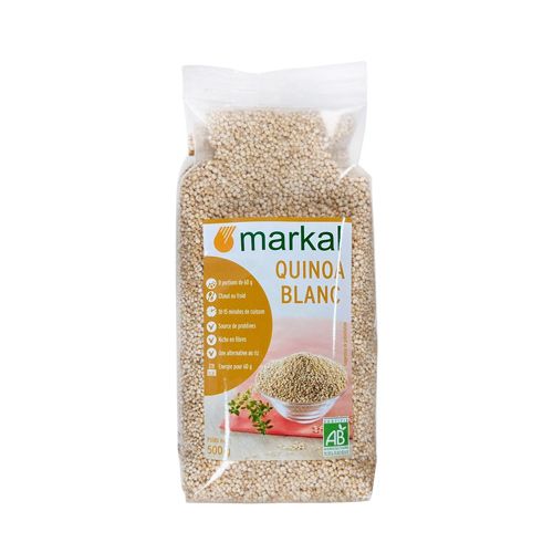 Organic Quinoa Real White Markal 500G- Org Quinoa Real White Markal 500G