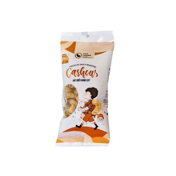 Hạt Điều Rang Cay Gold Cashew 50G- 