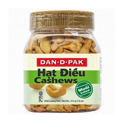 Cashew Salted Dan D Pak 215G- Cashew Salted Dan D Pak 215G