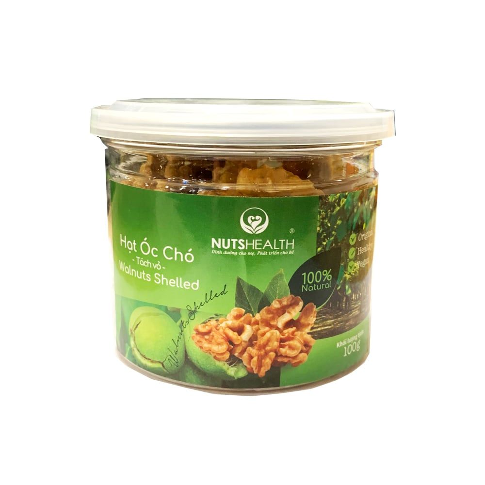 Hạt Óc Chó Tách Vỏ Nuts Health 100G- Hạt Óc Chó Tách Vỏ Nuts Health 100G