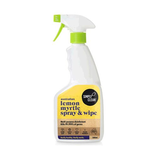 Lemon Myrtle Spray & Wipe Simply Clean 500Ml- Lemon Myrtle Spray & Wipe Simply Clean 500Ml