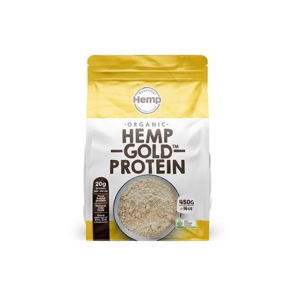 Organic Hemp Gold Protein Powder Essential Hemp 450G
