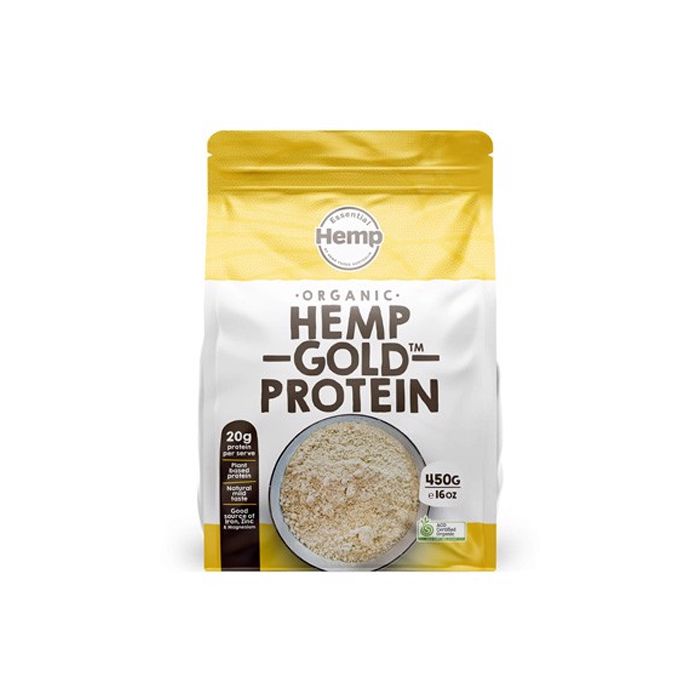 Organic Hemp Gold Protein Powder Essential Hemp 450G- 