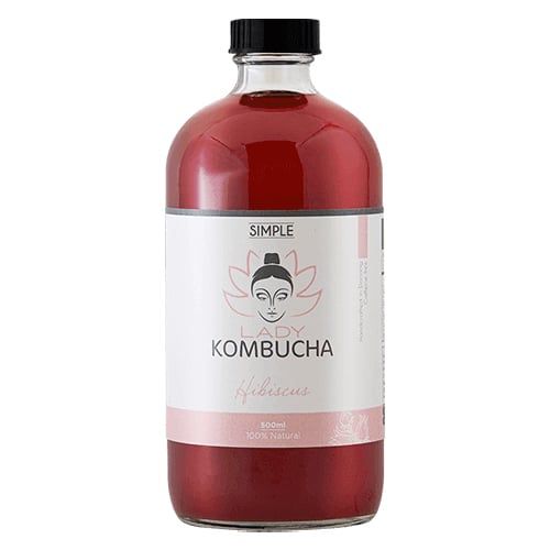 Kombucha Hisbicus Simple 500Ml- 