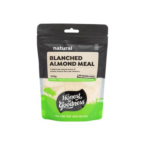 Natural Almond Meal Blanched Honest To Goodness 200G