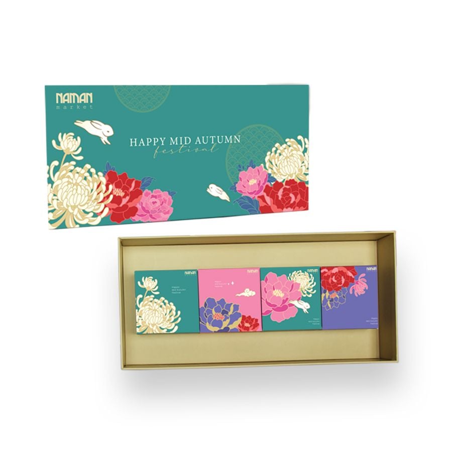 Moon Cake Box Na (4 Moon Cakes)
