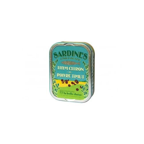 Sardines In Olive Oil, Thyme, Lemon And Timut Pepper La Belle Iloise 115G- 