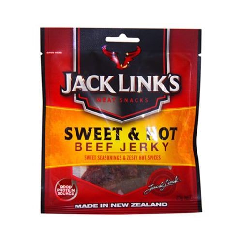 Sweet & Hot Beef Jerky Jack Links 25G- Sweet & Hot Beef Jerky Jack Links 25G