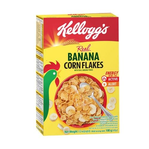 Banana Corn Flakes Cereal Kellogg'S 180G- Banana Corn Flakes Cereal Kellogg'S 180G