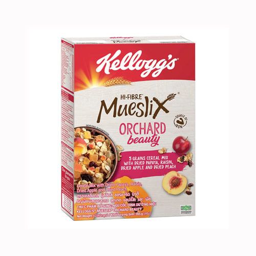 Mueslix Orchard Beauty Cereal Kelloggs 355G- Mueslix Orchard Beauty Cereal Kelloggs 355G