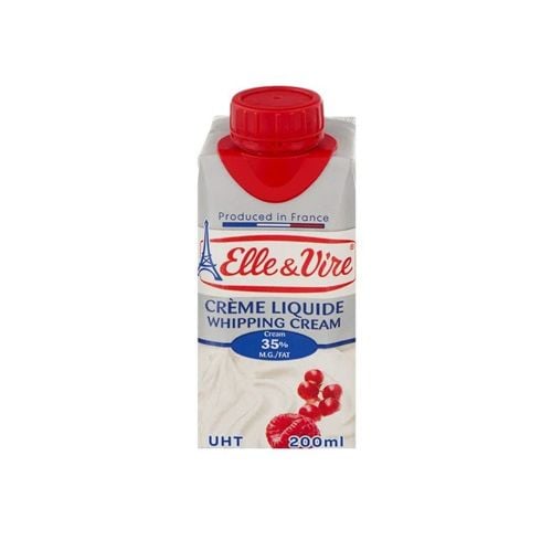 Whipping Cream Elle & Vire 200Ml- Whipping Cream Elle & Vire 200Ml