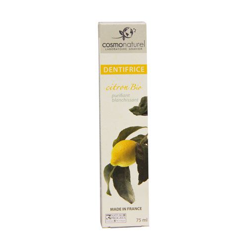 Organic Toothpaste Lemon (Teeth Whiting) Gravier 75Ml- Org Toothpaste Lemon (Teeth Whiting) Gravier 75Ml