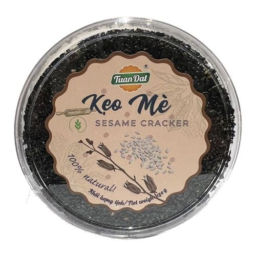 Black Sesame Cracker Tuan Dat 130G- 