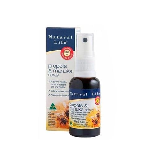 Propolis & Manuka Spray Natural Life 30Ml