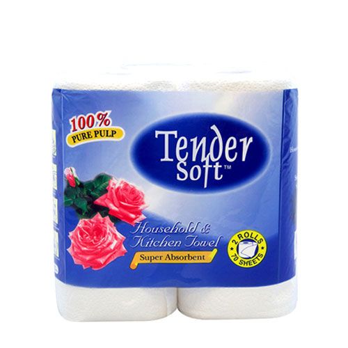 Khăn Giấy Bếp Tendersoft 2 Cuộn- Khăn Giấy Bếp Tendersoft 2 Cuộn