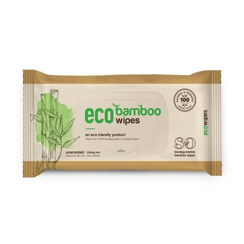 Bamboo Ecowipes 80Sheets/Pc