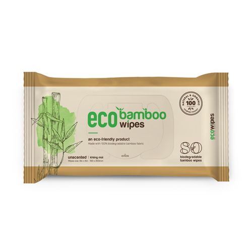 Bamboo Ecowipes 80Sheets/Pc- 