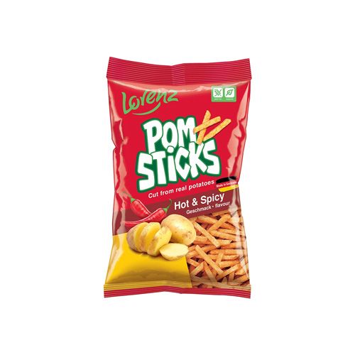 Khoai Tây Chiên Dạng Que Vị Ớt Cay Lorenz 70G