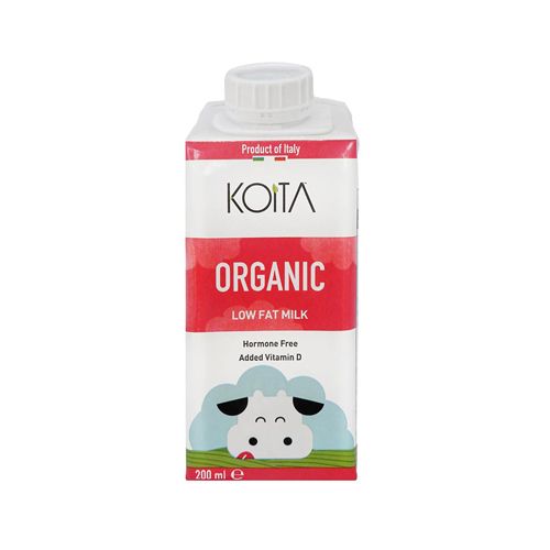 Sữa Tiệt Trùng Hữu Cơ Ít Béo Koita 200Ml- Sữa Bò Hữu Cơ Ít Béo Koita 200Ml