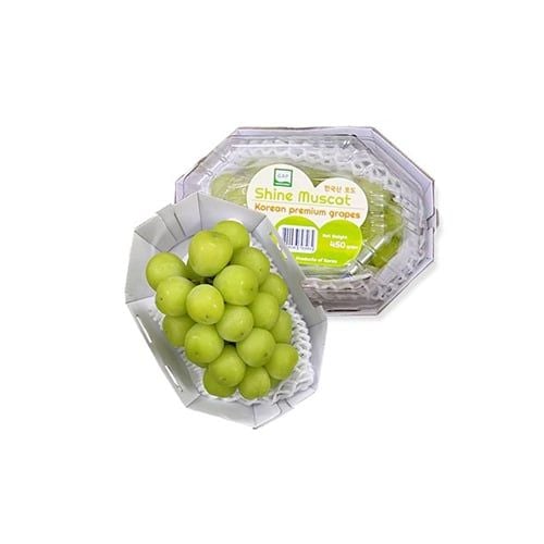 Korean Grape Shine Muscat Pack 450Gr +- 