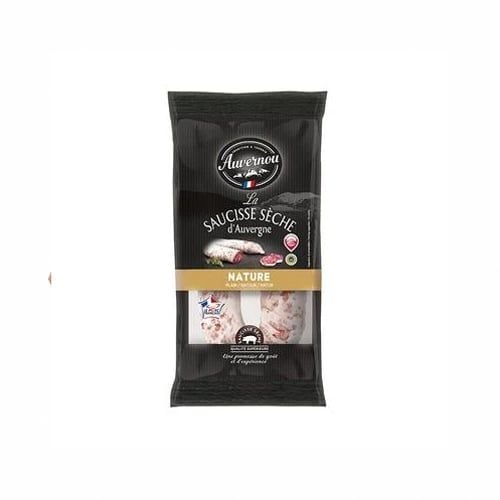 Le Saucission Sec Nature Auvernou 250G