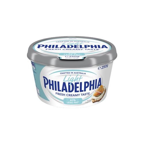 Light Spreadable Cream Cheese Philadelphia 250G- Light Spreadable Cream Cheese Philadelphia 250G