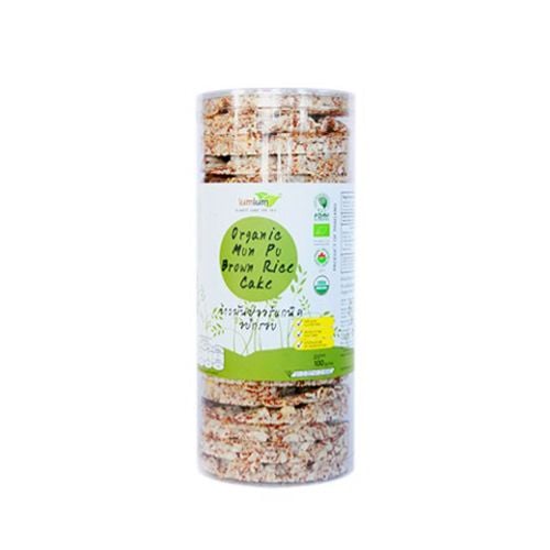 Organic Manpu Brown Rice Cake Lumlum 100G
