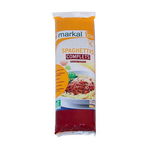 Mì Sợi Spaghetti Nguyên Cám Hữu Cơ Markal 500G- Mì Sợi Spaghetti Nguyên Cám Hữu Cơ Markal 500G