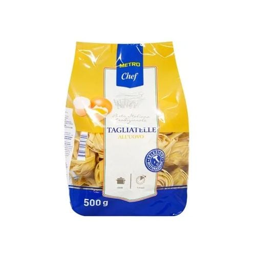 Mì Trứng Tagliatelle Metrochef 500G