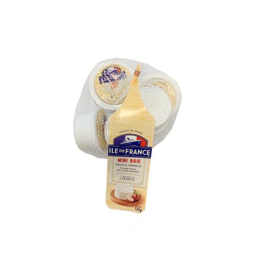 Phô Mai Mini Brie Ile De France 5 Miếng X 25G- 