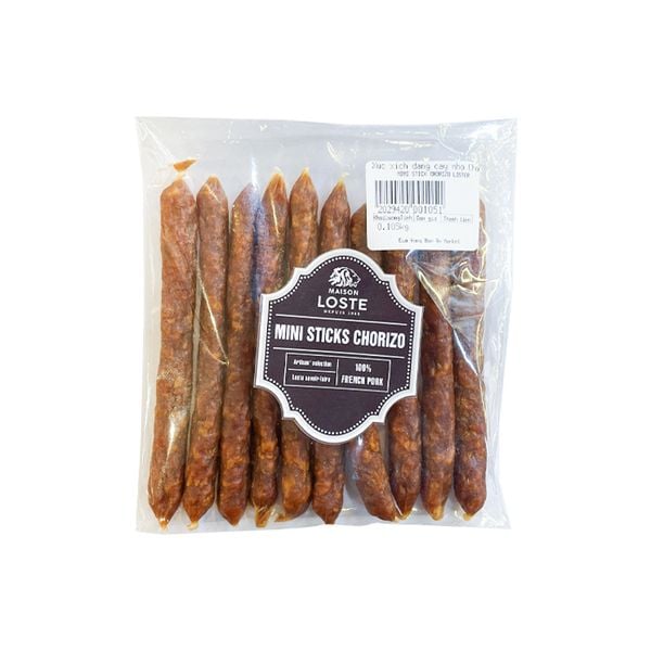 Mini Stick Chorizo Loster 100G