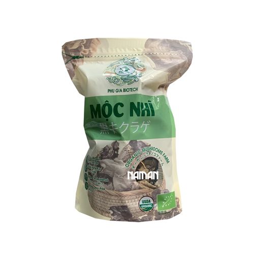 Dried Organic Wood Ear Mushroom Phu Gia 100G- Dried Org Wood Ear Mushroom Phu Gia 100G