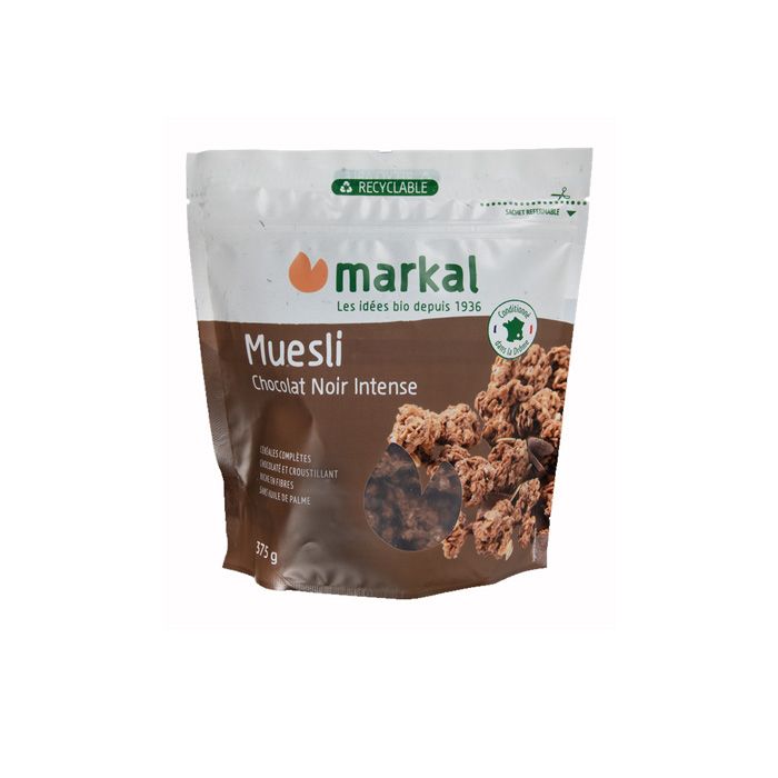 Organic Crispy Chocolate Muesli Markal 375G- 