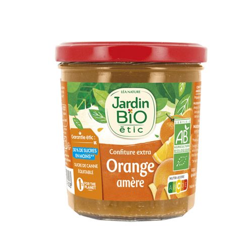 Bitter Orange Jam Low Sugar Jardine Bio 320G- 