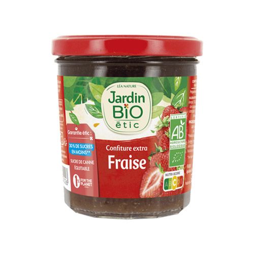Strawberry Jam Low Sugar Jardine Bio 320G- 