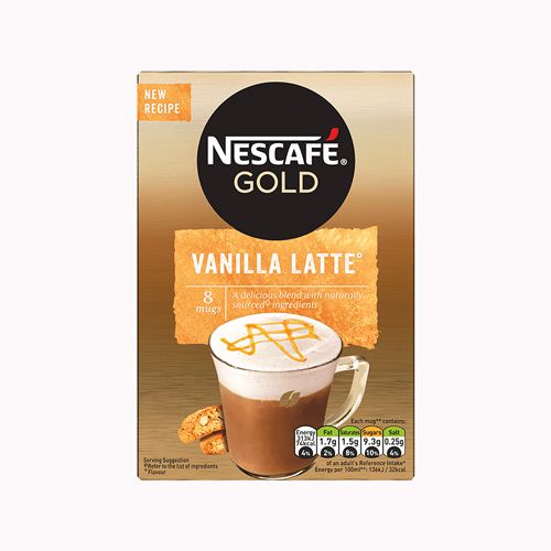 Cà Phê Hòa Tan Nescafé Gold Vanilla Latte 148G- 