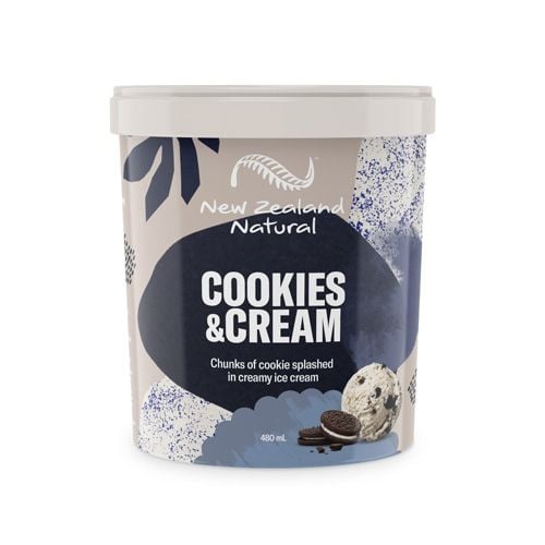 Cookies & Cream Nz Natural 480Ml