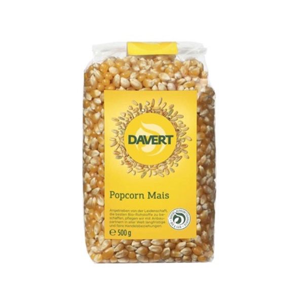Organic Popcorn Davert 500G