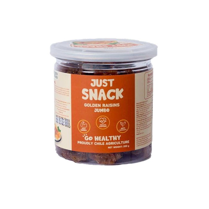 Nho Vàng Size Vừa Khô Just Snack 250G- 