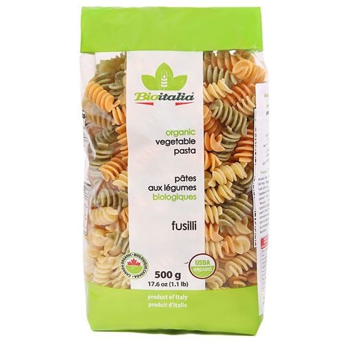 Organic Bioitalia Fusilli Vegetable 500G- Org Bioitalia Fusilli Vegetable 500G